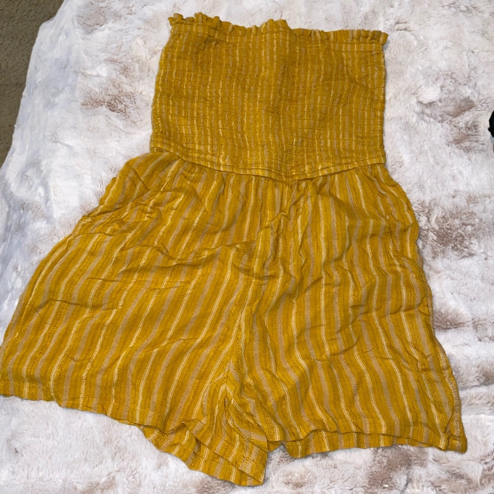 american eagle strapless romper